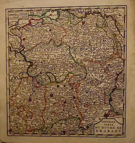 De Leth Hendrick Nouvelle carte du Duché de Brabant 1770 ca. Amsterdam 